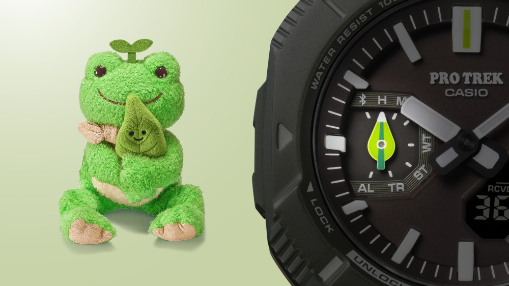 葉っぱをイメージしたインダイアル