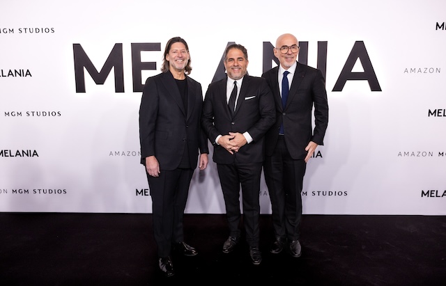 トランプ大統領夫妻、ワールドプレミア出席の画像