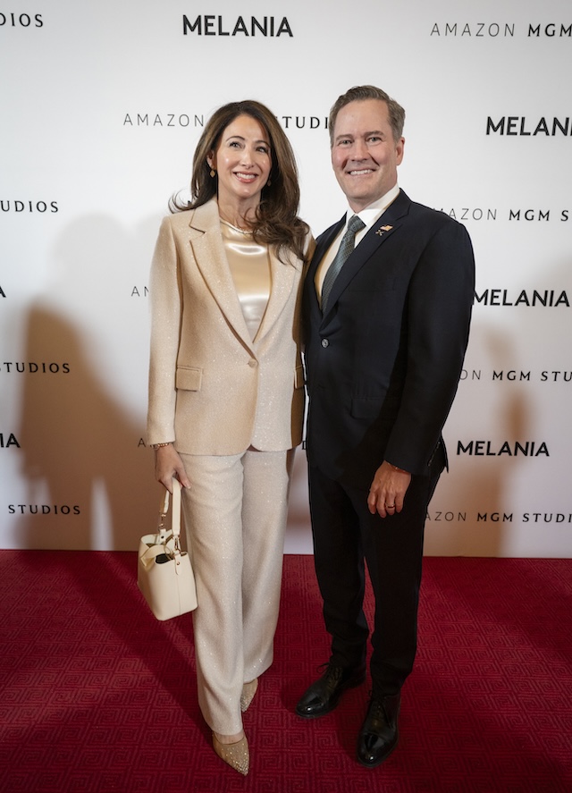 トランプ大統領夫妻、ワールドプレミア出席の画像