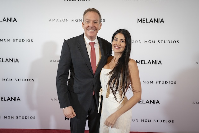 トランプ大統領夫妻、ワールドプレミア出席の画像