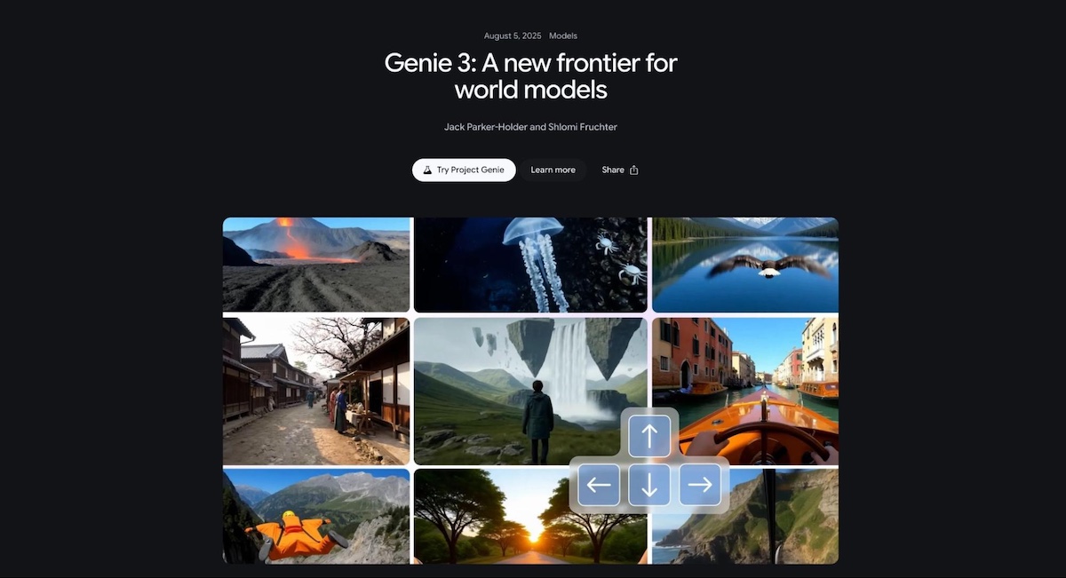 テキストから3D世界を生成するGenie 3