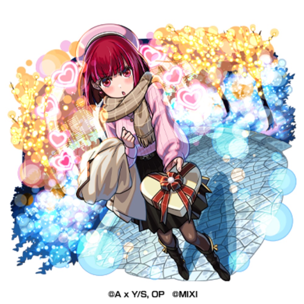 水属性　★6　甘い幸せの贈り物 有馬かな（進化）CV：潘めぐみ