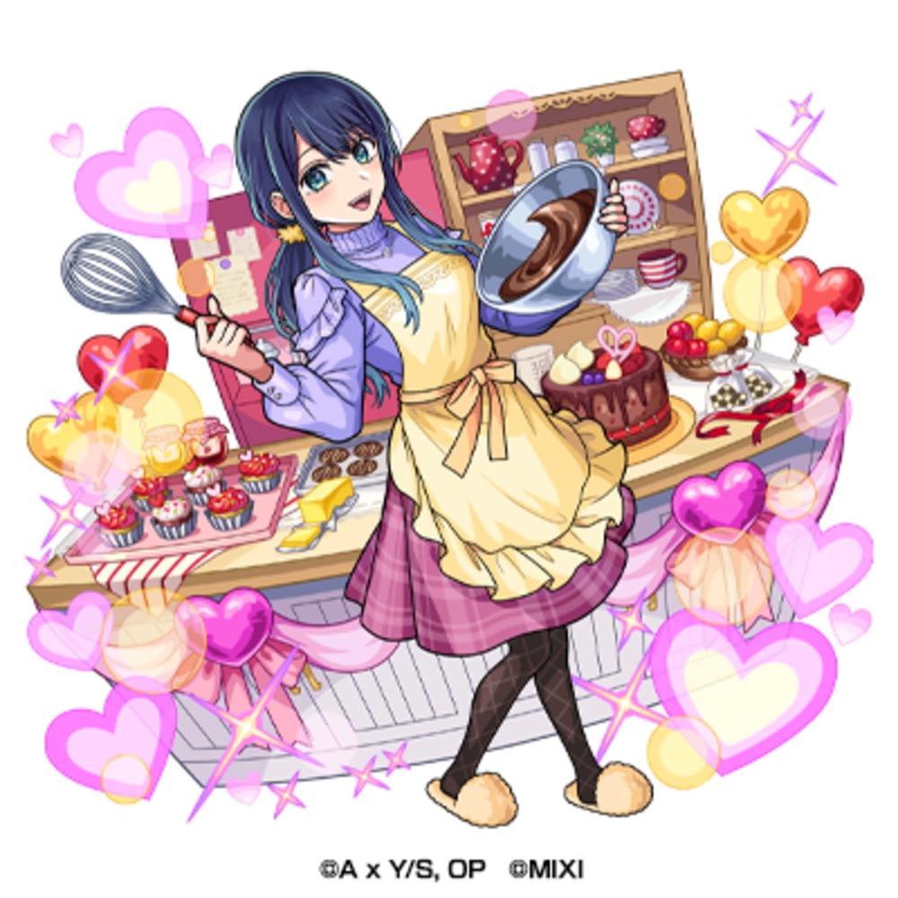 闇属性　★6　手作りチョコのお料理教室 黒川あかね（進化）CV：石見舞菜香