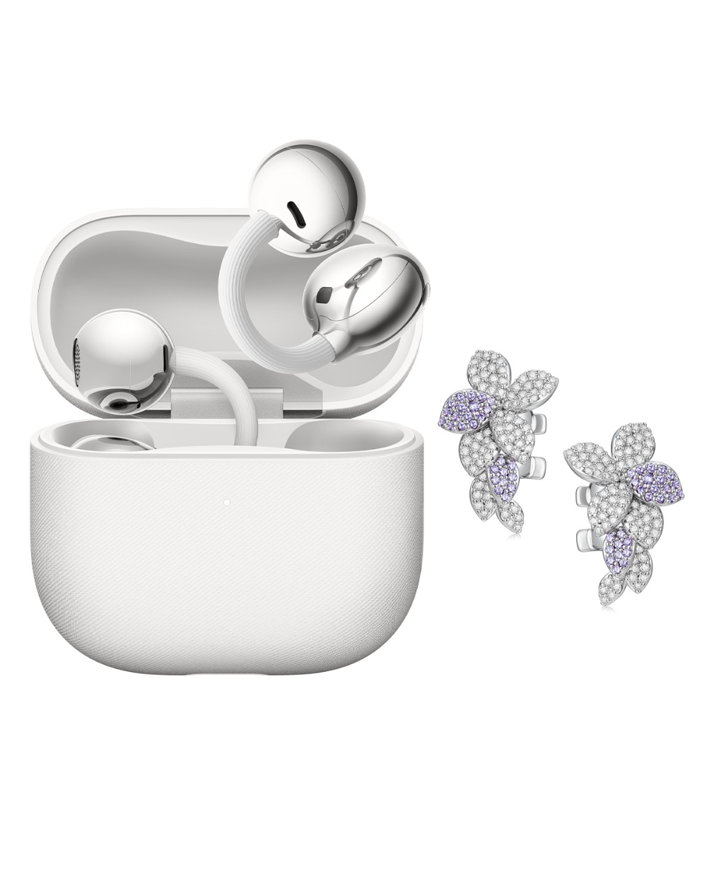 『HUAWEI FreeClip 2 Jewel Edition』ホワイト