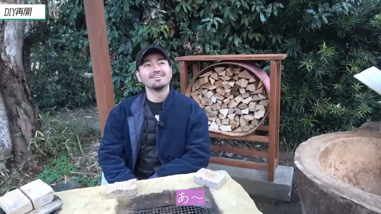 ひみつ基地。が外キッチンをDIYの画像