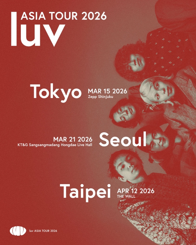 『luv ASIA TOUR 2026 – EXTRA SHOWS IN JAPAN』告知画像