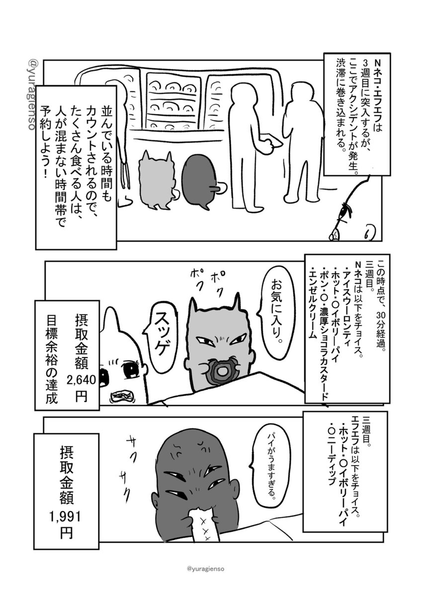 【漫画】食べ放題、もとを取るためにはの画像
