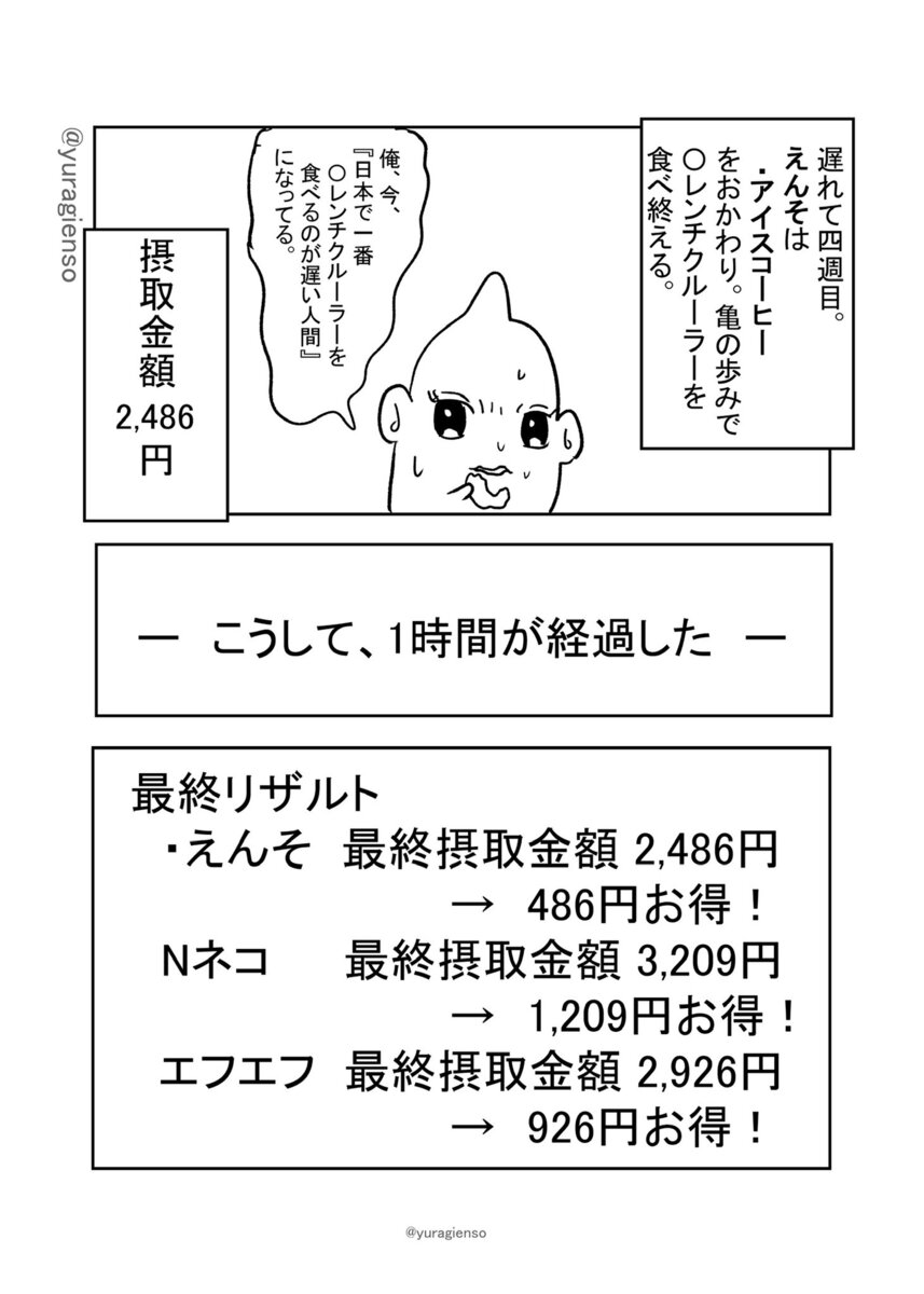 【漫画】食べ放題、もとを取るためにはの画像