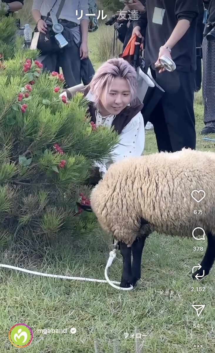 Mrs. GREEN APPLE 公式Instagramより