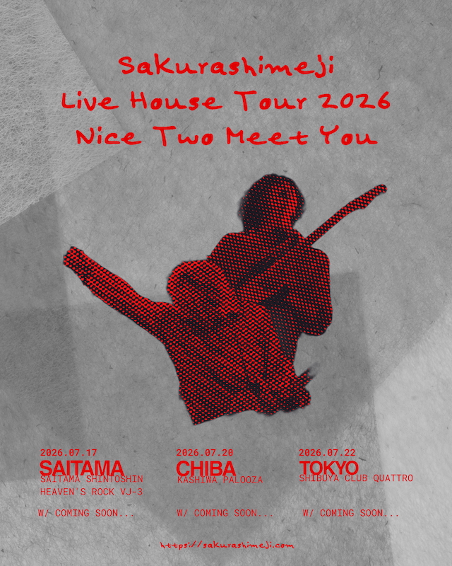 『Sakurashimeji Live House Tour 2026 Nice Two Meet You』キービジュアル