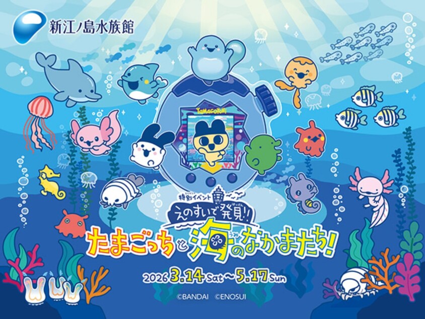 たまごっちと新江ノ島水族館がコラボ