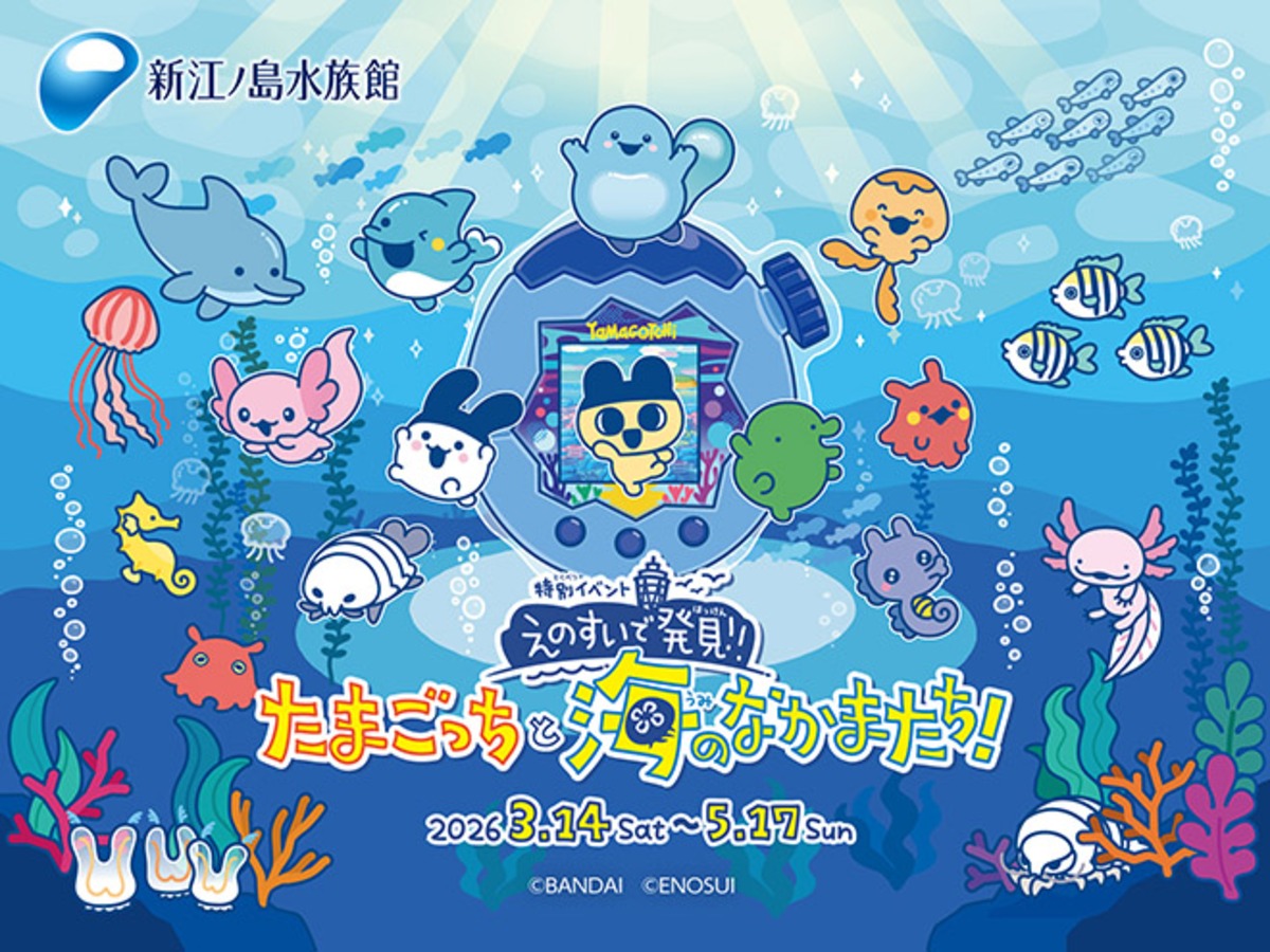 たまごっちと新江ノ島水族館がコラボ