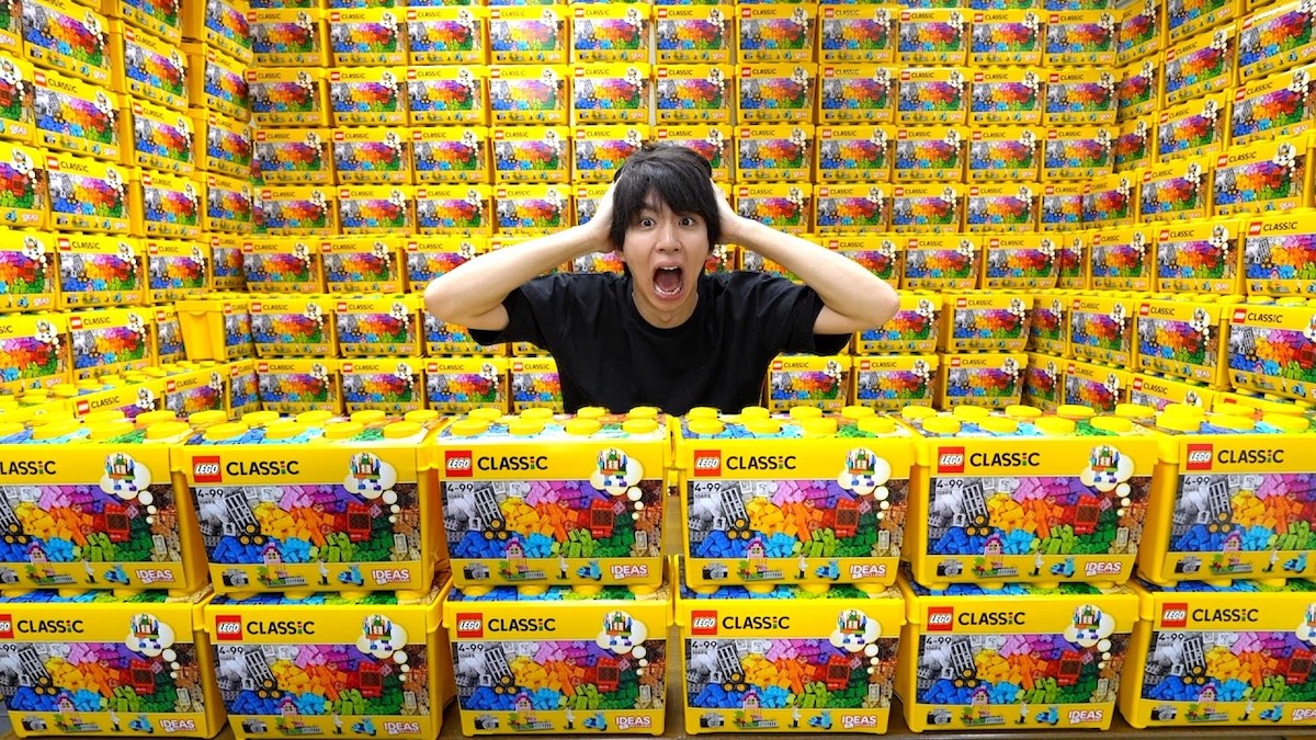 はじめしゃちょー、自宅をレゴラボに改造