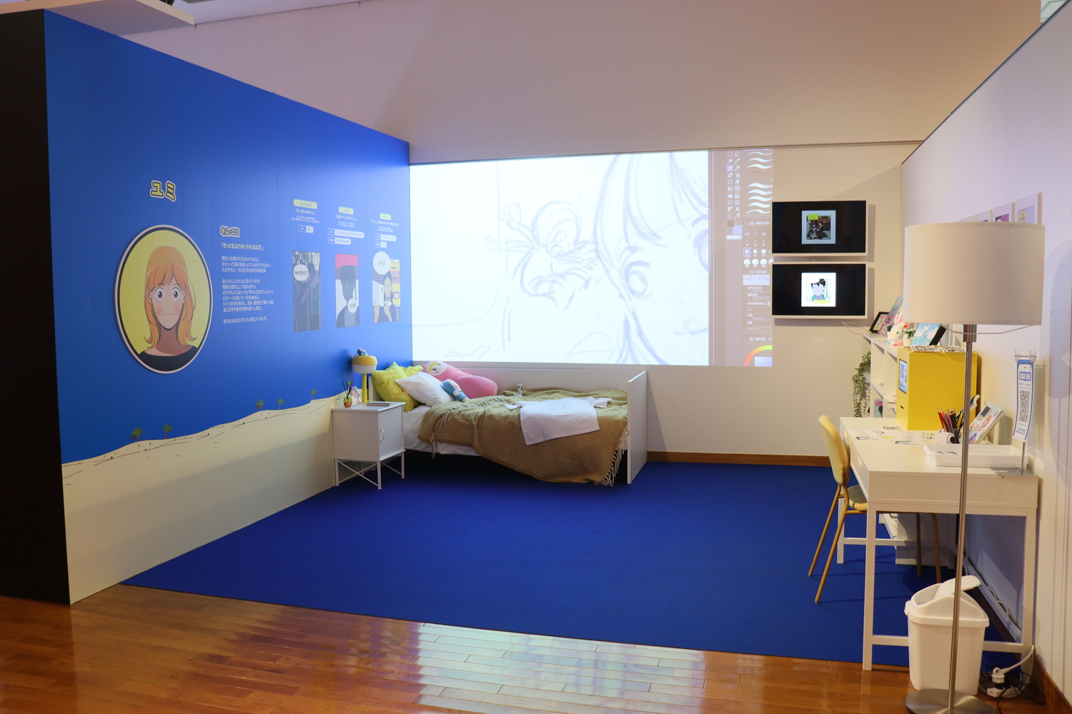 ウェブトゥーンを“展示”で見ると？の画像