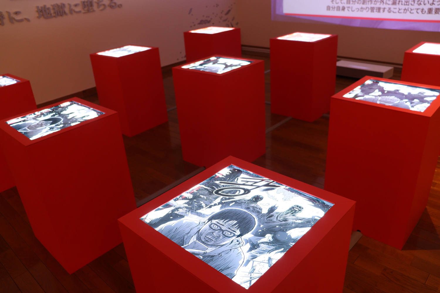 ウェブトゥーンを“展示”で見ると？の画像