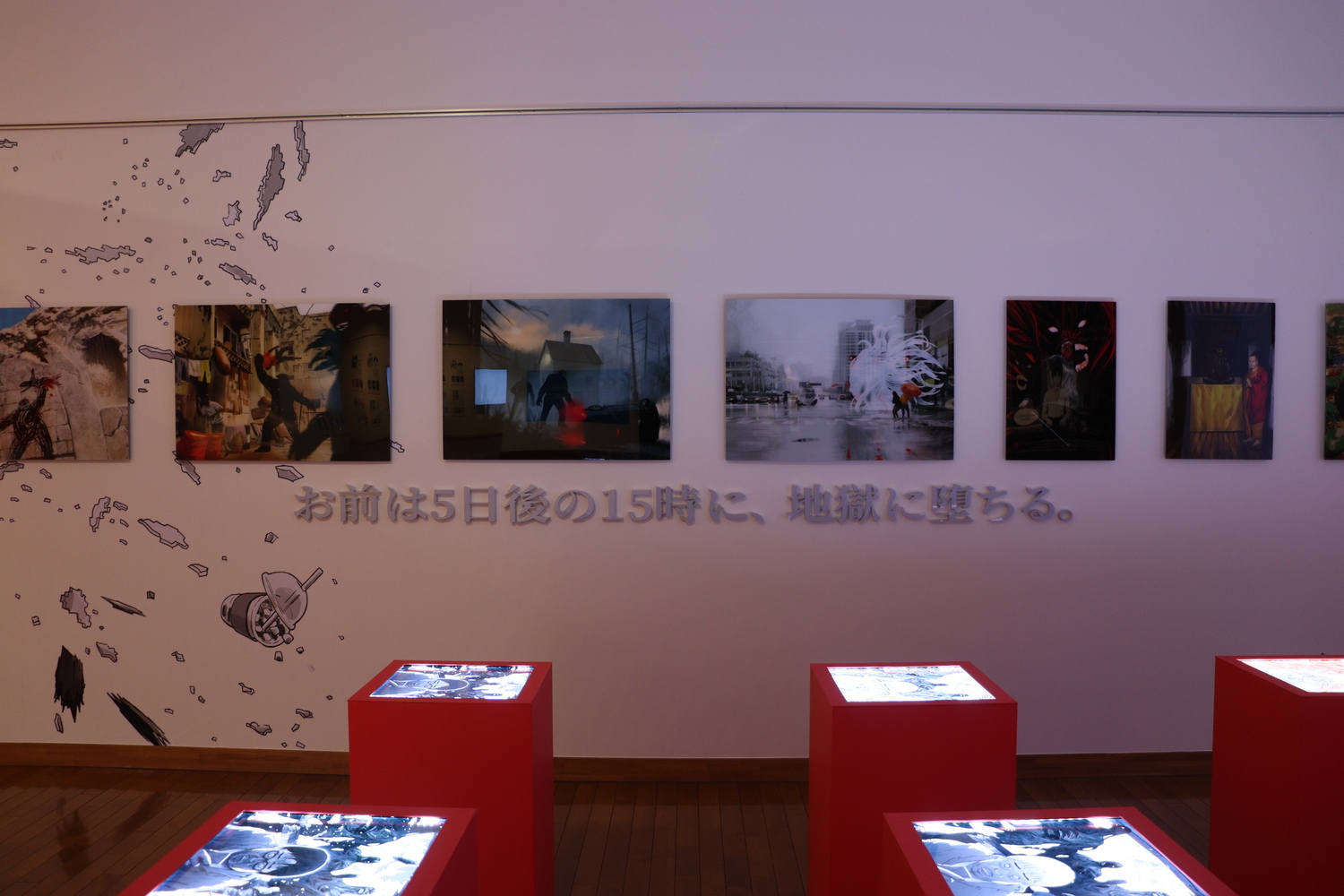 ウェブトゥーンを“展示”で見ると？の画像