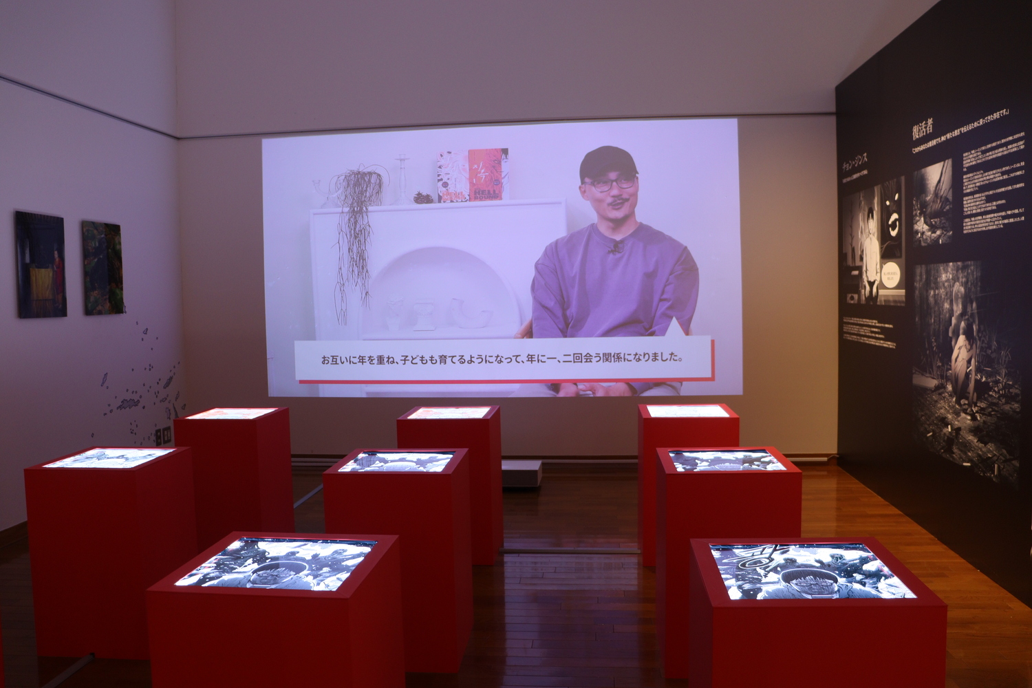 ウェブトゥーンを“展示”で見ると？の画像