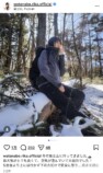  渡辺梨加、冬の富士山を“安全”に登山の画像