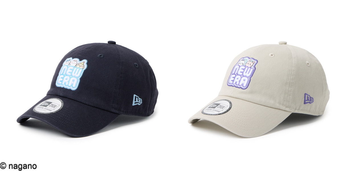 ちいかわ×ニューエラのコラボアイテムの画像