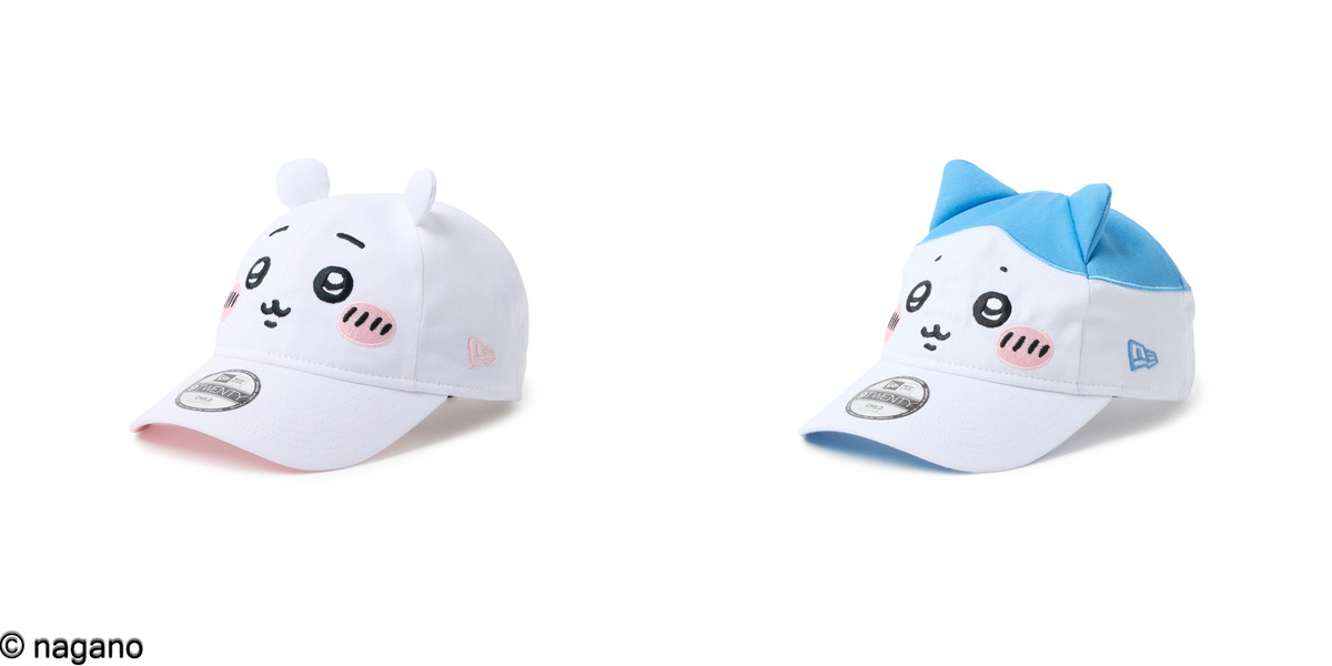 ちいかわ×ニューエラのコラボアイテムの画像