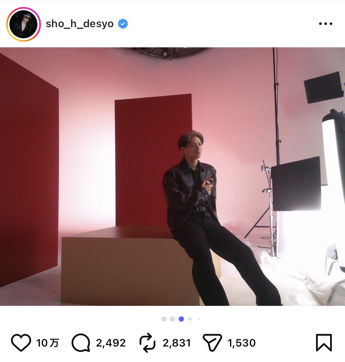 Number_i 平野紫耀 インスタ写真