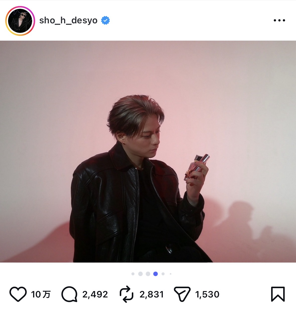 Number_i 平野紫耀 インスタ写真