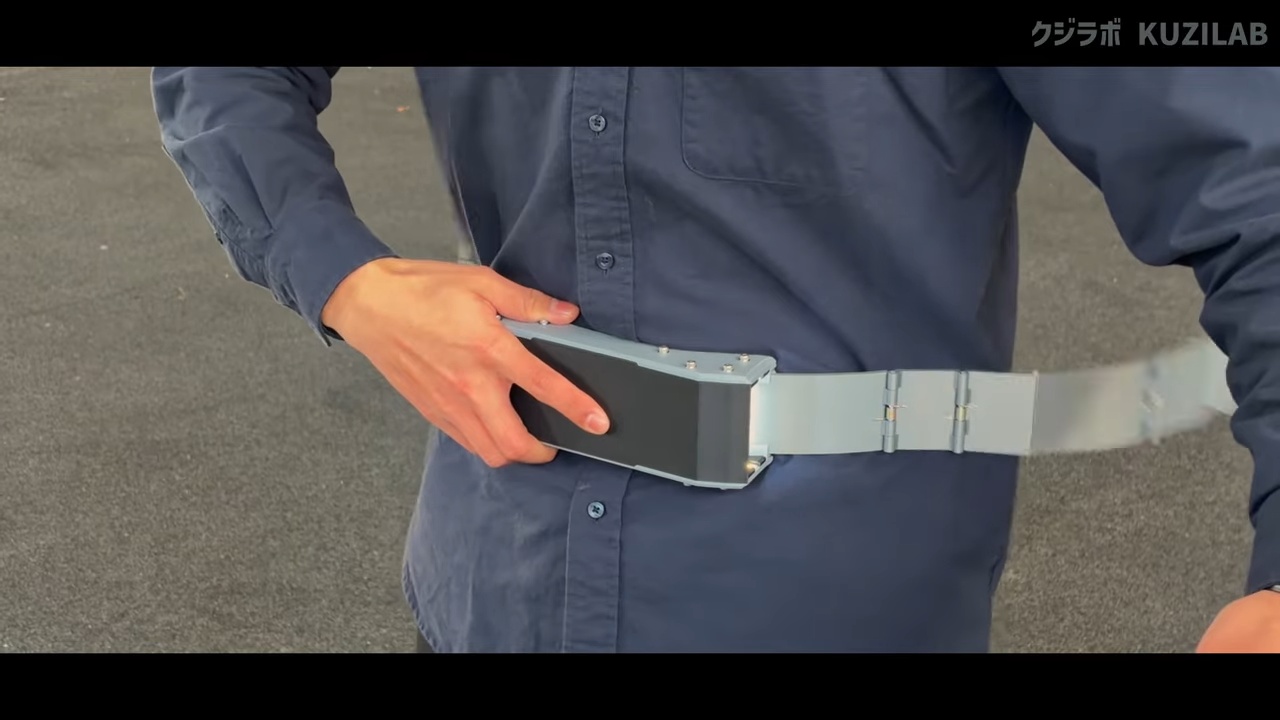 自動装着ベルト製作動画が大バズりの画像