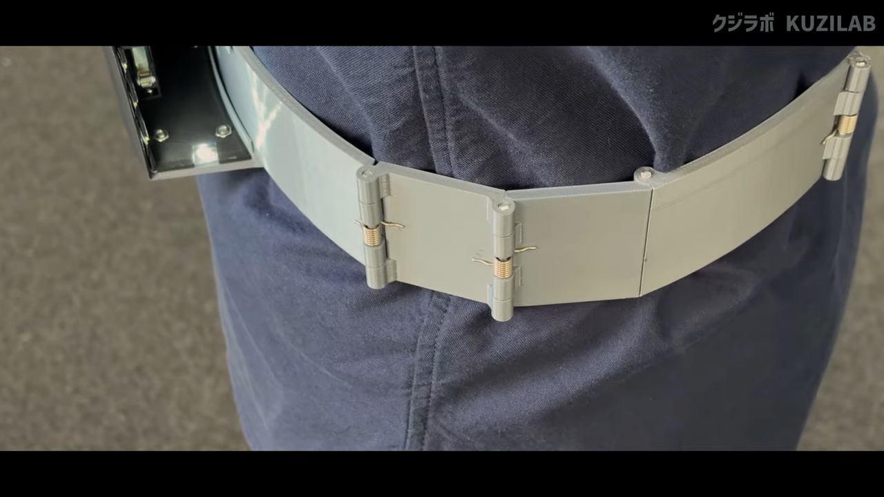 自動装着ベルト製作動画が大バズりの画像