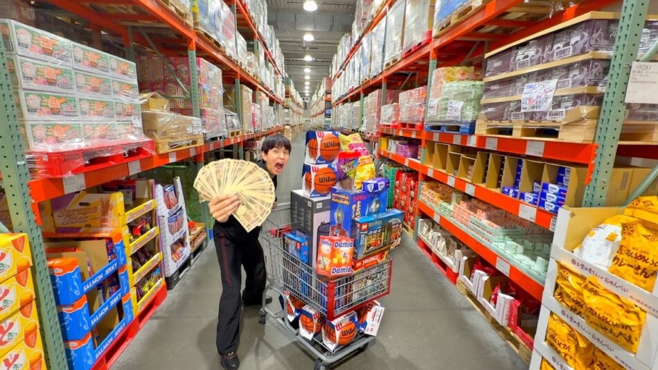 はじめしゃちょー、コストコ100万円爆買い