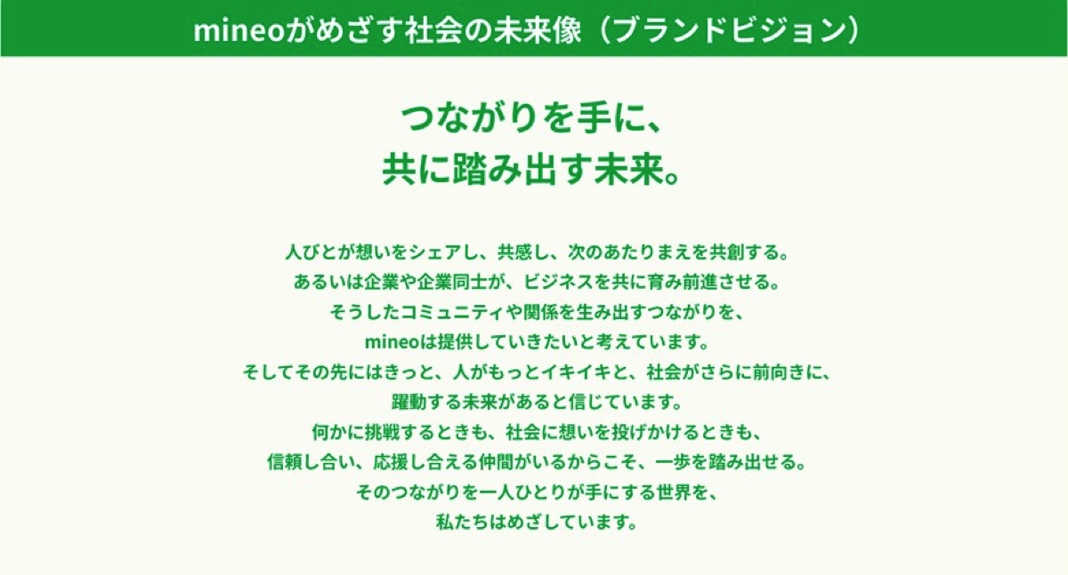 mineo「フルMVNO化」について