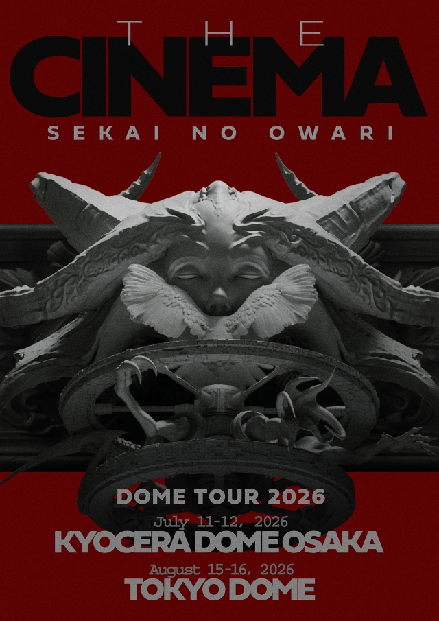 『SEKAI NO OWARI DOME TOUR 2026「THE CINEMA」』キービジュアル