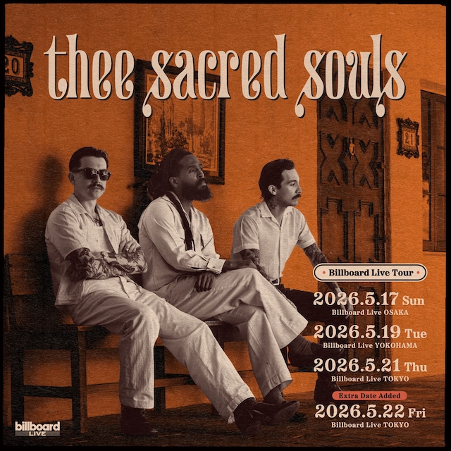 Thee Sacred Soulsビルボードライブ告知画像