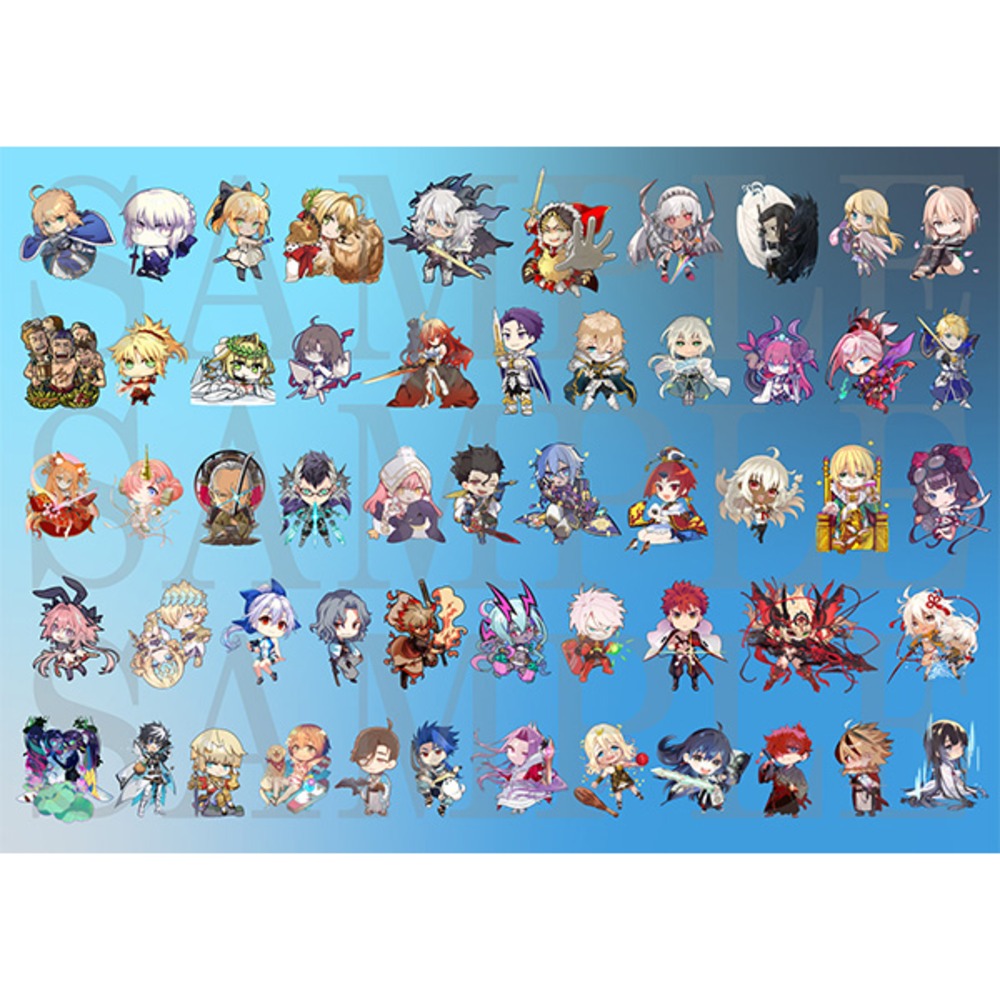 ミニ最終再臨サーヴァントランダム缶バッジ(セイバー・全54種)