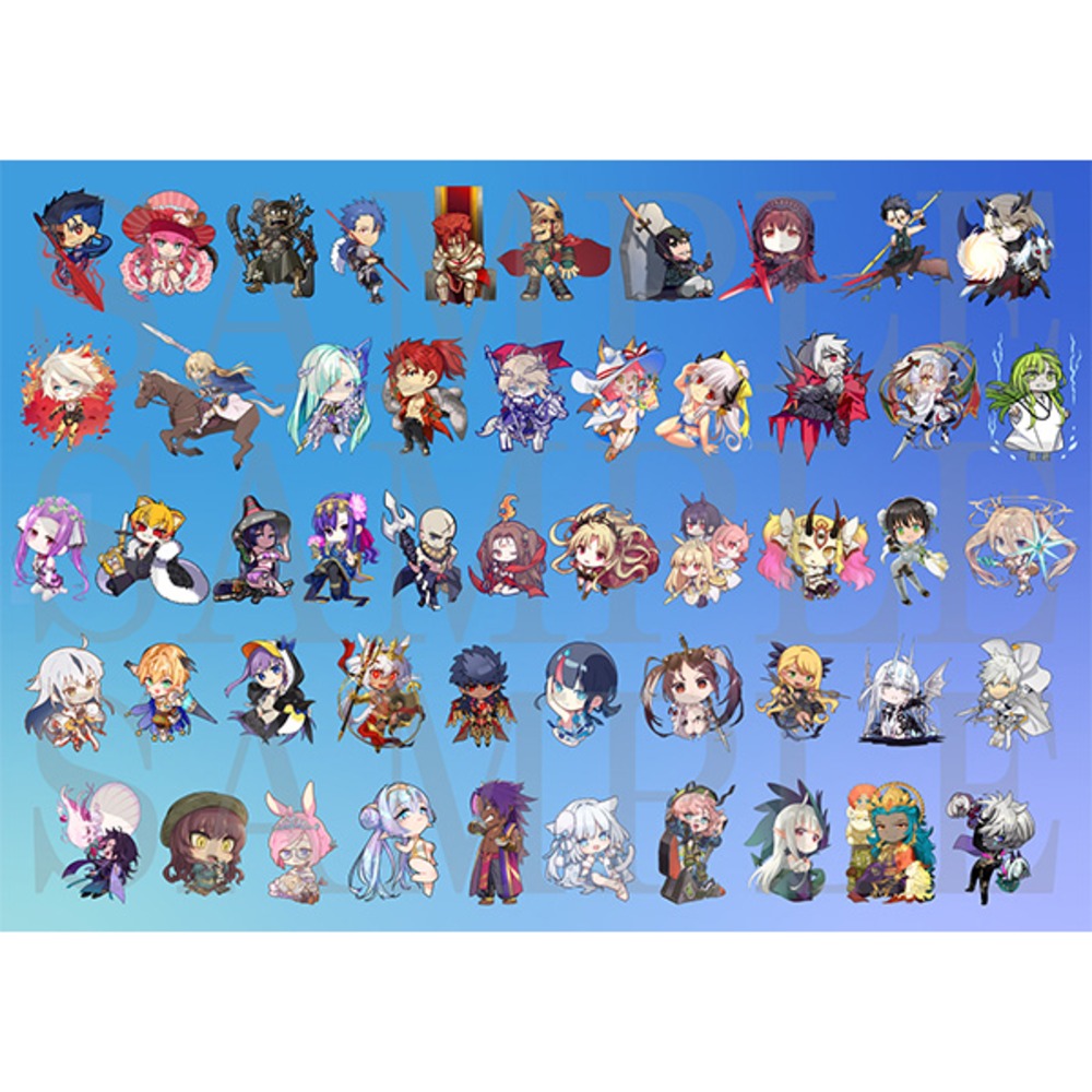 ミニ最終再臨サーヴァントランダム缶バッジ(ランサー・全51種)