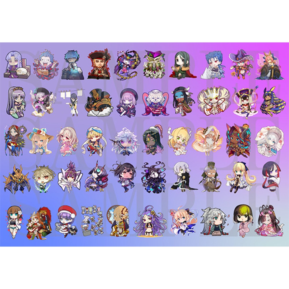 ミニ最終再臨サーヴァントランダム缶バッジ(キャスター・全50種)