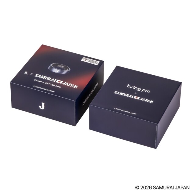 侍ジャパン×b.ringコラボ スマートリング　外箱