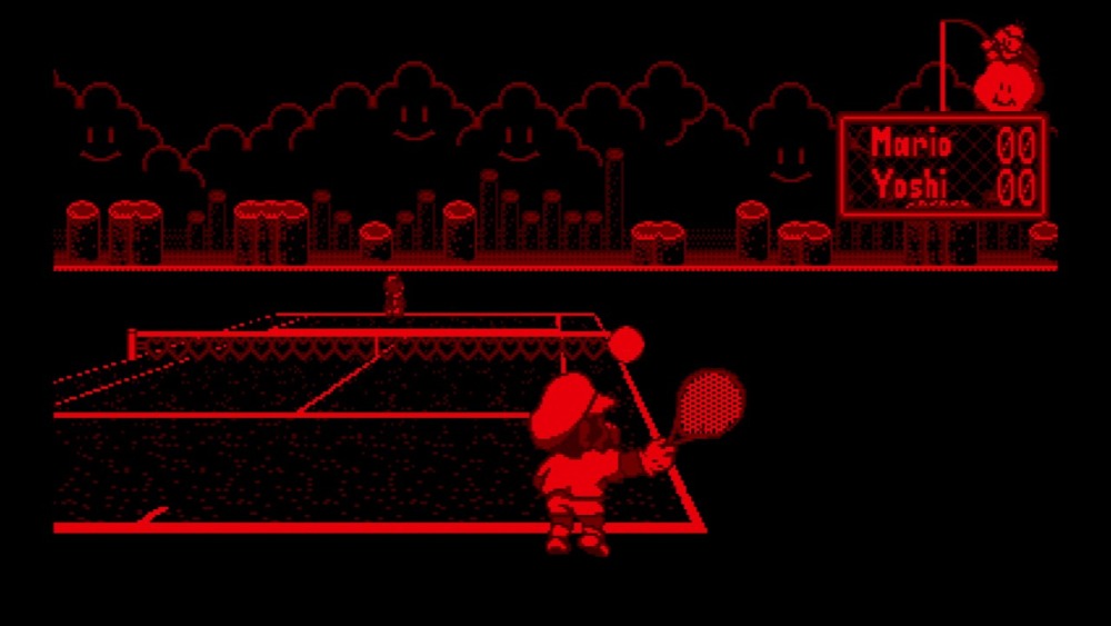 マリオズテニス(任天堂)スクリーンショット