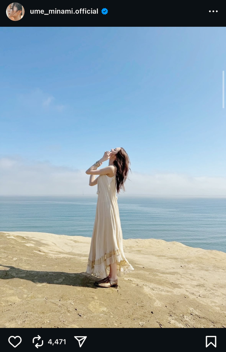 梅澤美波 公式Instagram