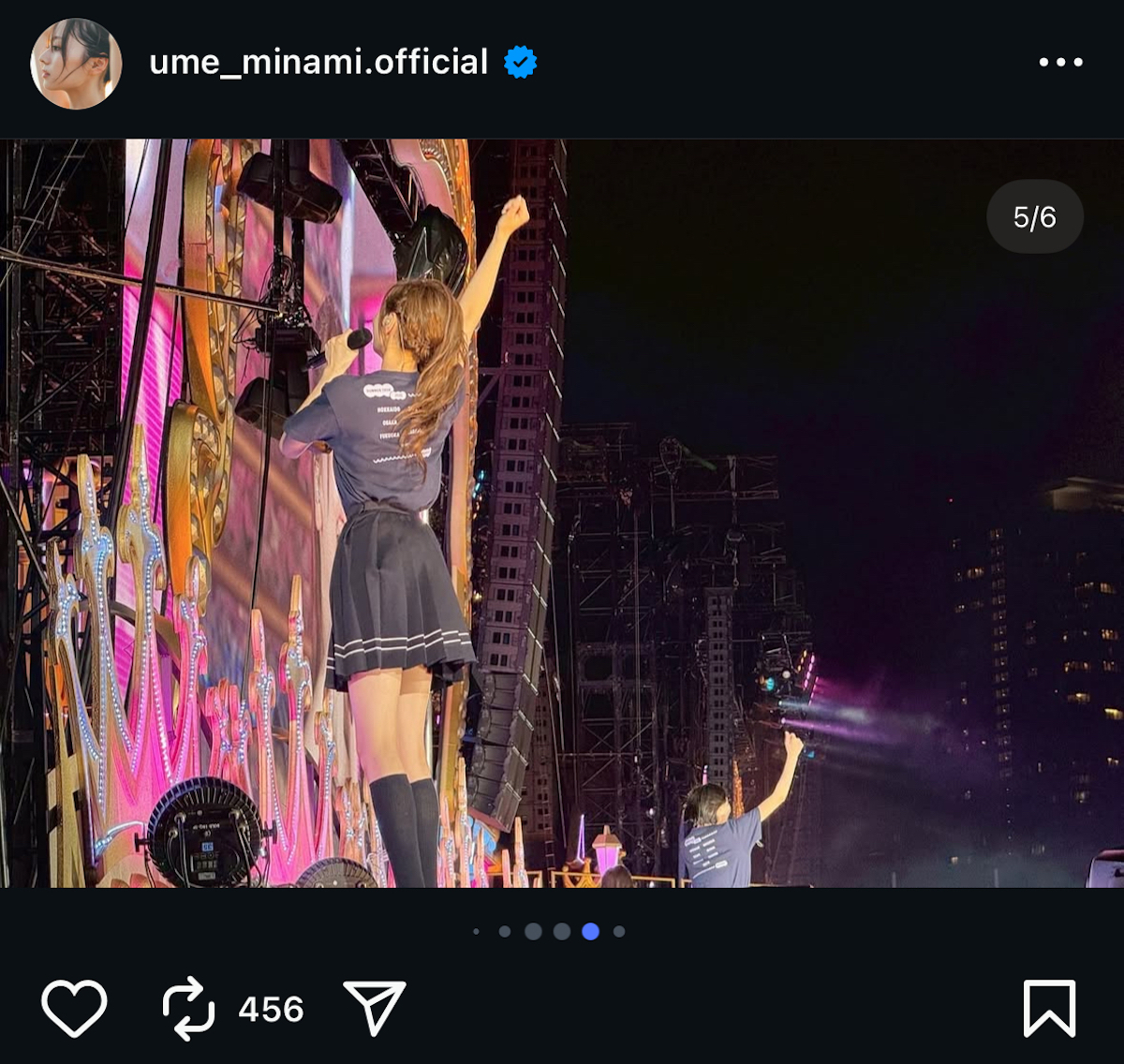梅澤美波 公式Instagram