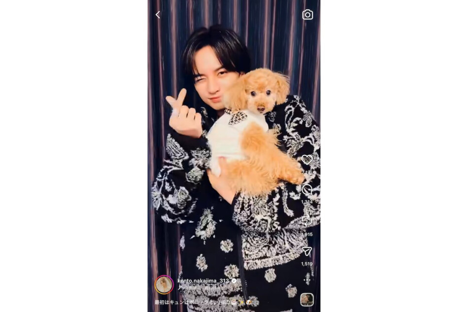 中島健人、愛犬と「最初はキュン！」ダンス