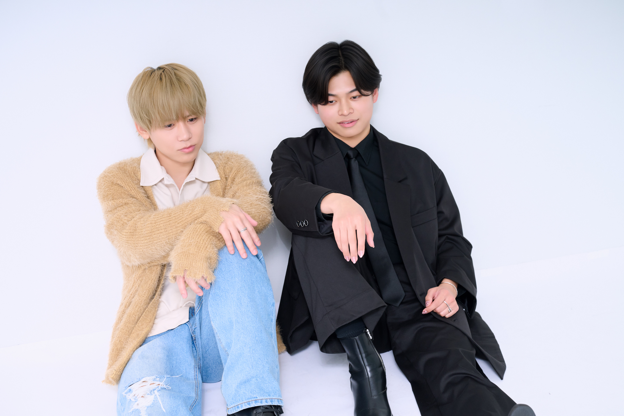 TAKUYA（JXJ）＆二見颯一（撮影＝はぎひさこ）