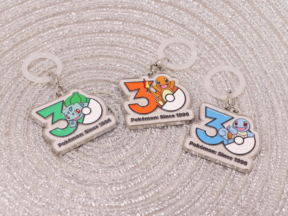 ポケモン30周年 メタルチャームマスコット