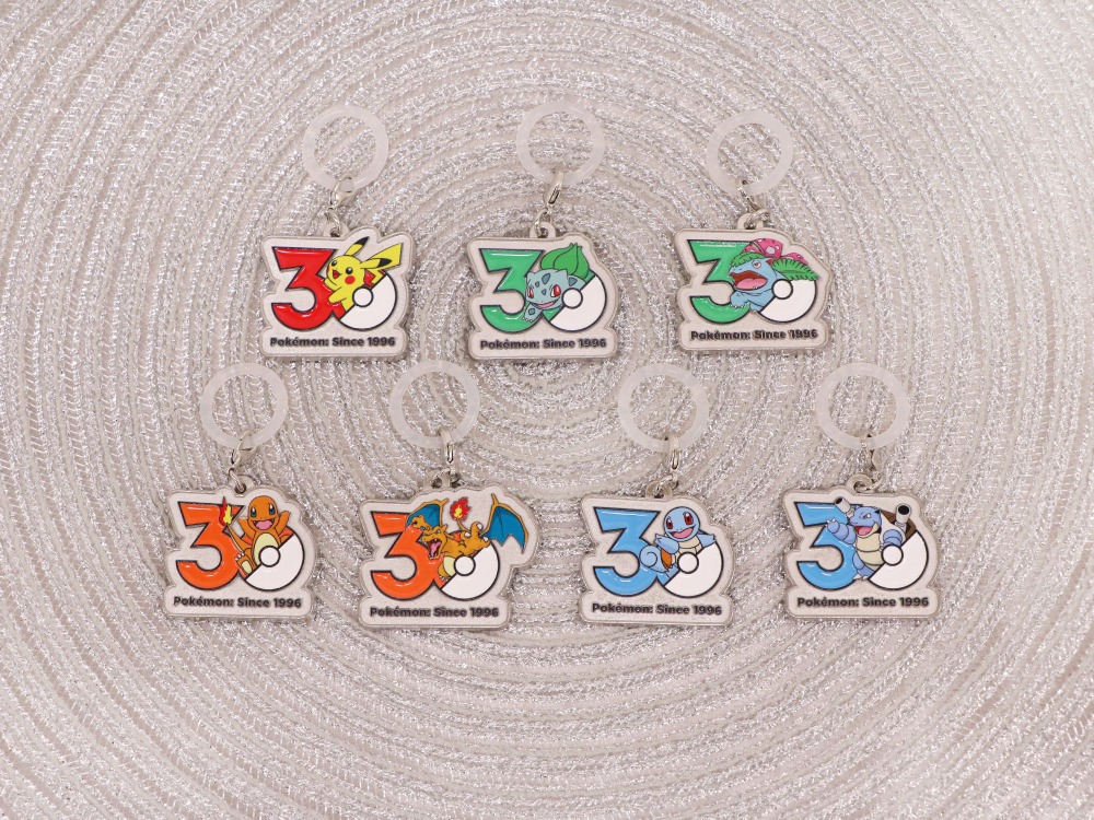 ポケモン30周年 メタルチャームマスコット