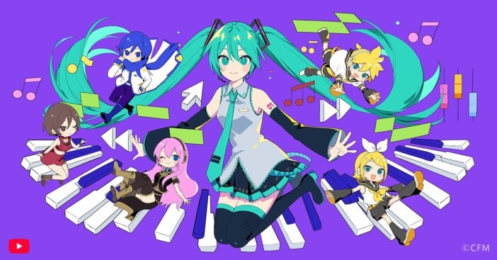 YouTubeのロゴが初音ミク仕様に 3月9日“ミクの日”にキノピオピーなど出演する特別番組が公開