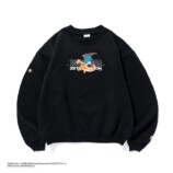 POKÉMON UNITE × ZETA DIVISION CREWNECK SWEAT Lizardon / BLACK