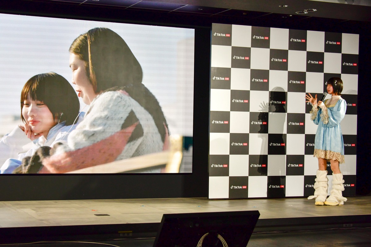『TikTok LIVE新CM発表会』の様子