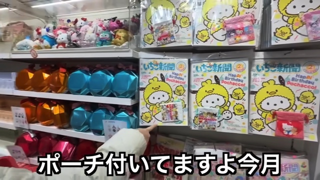 エミリンが紹介した『サンリオショップ』