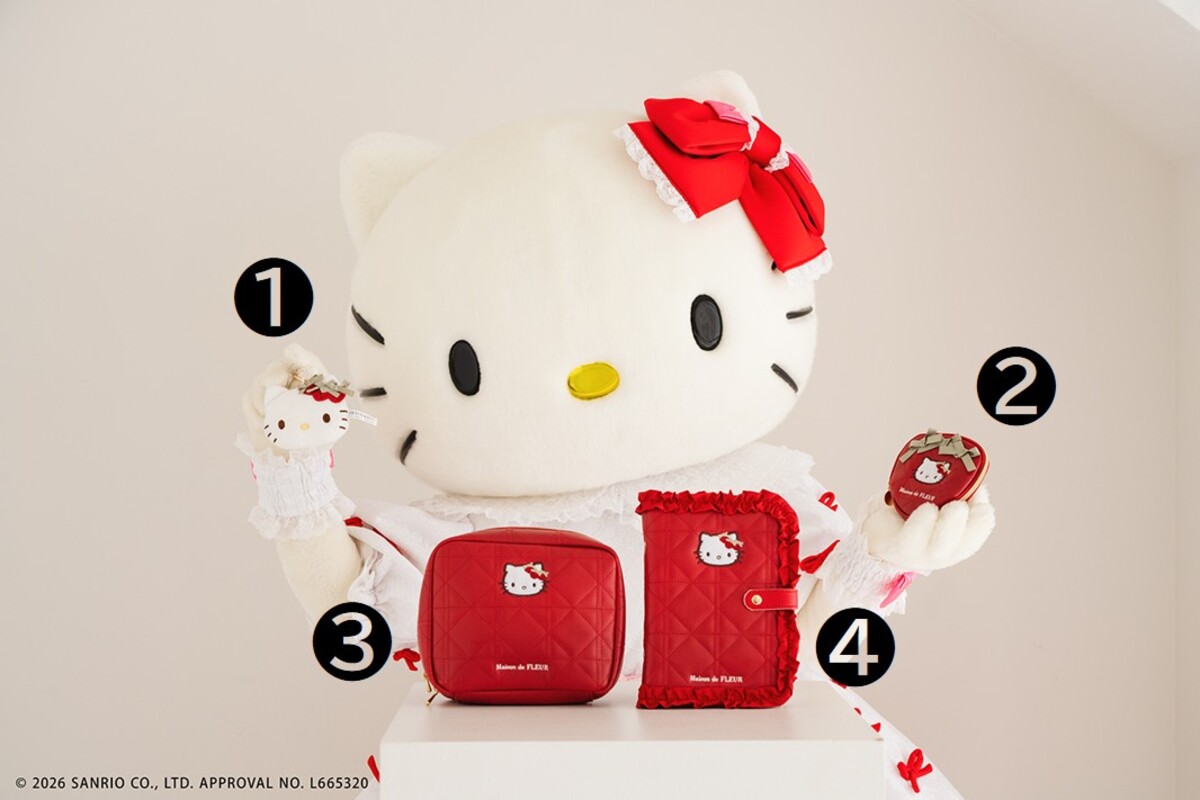 「ハローキティ × Maison de FLEUR」コラボの画像