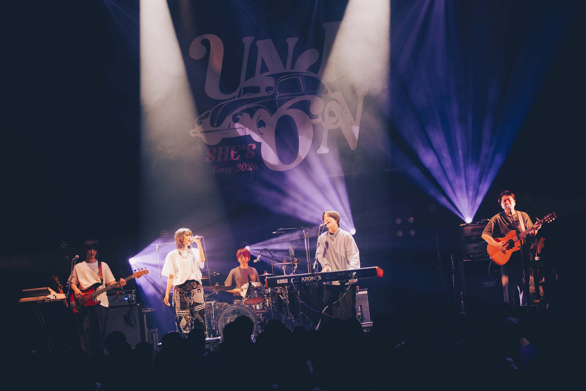 SHE'S（撮影＝Shingo Tamai）