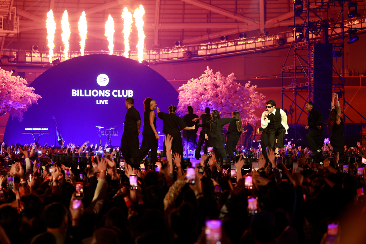 『Spotify Presents Billions Club Live with Bad Bunny』（画像＝Getty Images for Spotify）